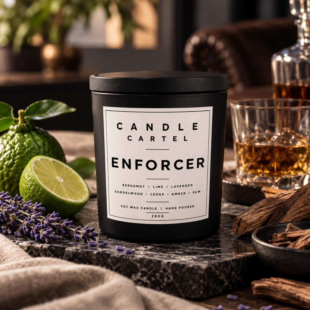 The Enforcer Soy Candle 280g